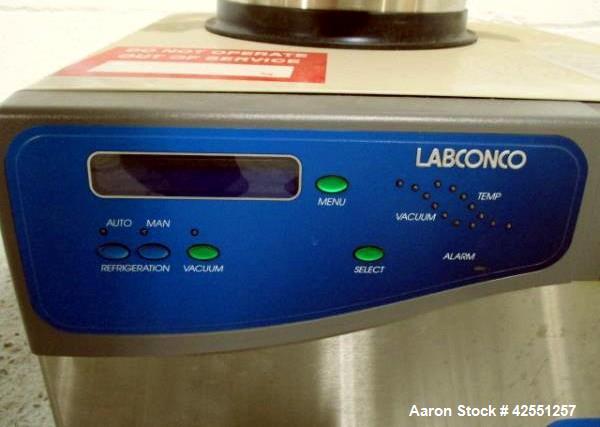 Used- Labconco Benchtop Freeze Dryer, Model FreeZone 4.5, 10 head, 4.5 liter ice capacity, 9" diameter x 10" straight side c...