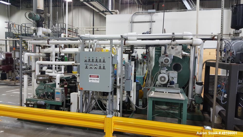 Used Stokes Freeze Dryer, Model 96PV, approximately 96 square foot lined.