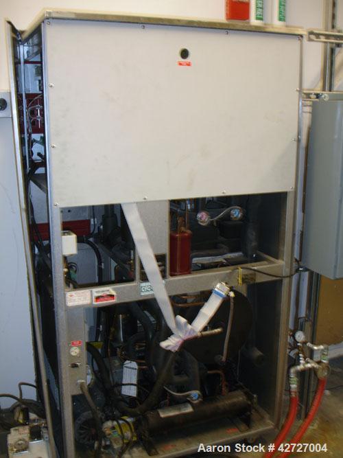 Used Virtis Genesis Freeze Dryer, Model 35El, 7.65 Square Feet. Stainless steel contact surfaces. (5) 11" Wide x 20" deep shelves, NO stoppering, with condenser, vacuum pump, and external ice chamber...