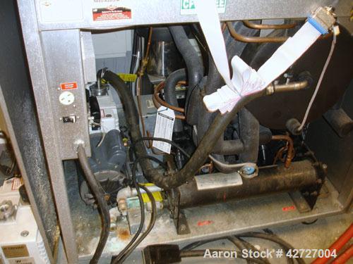 Used Virtis Genesis Freeze Dryer, Model 35El, 7.65 Square Feet. Stainless steel contact surfaces. (5) 11" Wide x 20" deep shelves, NO stoppering, with condenser, vacuum pump, and external ice chamber...
