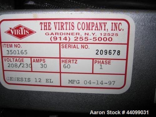 Used Virtis Genesis Freeze Dryer, Model 12 EL