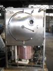 Used Edwards Lyophilizer, model Lyomax 1.0, 24 sq. ft. total surface area, with associated compressors, vacuum pump, control panel with Allen Bradley Panelview+ 1000 controls, serial# M922110, new 19...