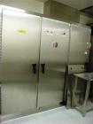 Used Usifroid freeze dryer, 47.3 sq ft (4.4 sq meter), model SMH 440.F.PSA.BV.V.PP.S, 316L stainless steel chamber and product contact surfaces, with (8) 24