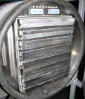 USED: Vertis freeze dryer, 24 sq ft, model 253831, 304 stainless steel construction. With (8) 18