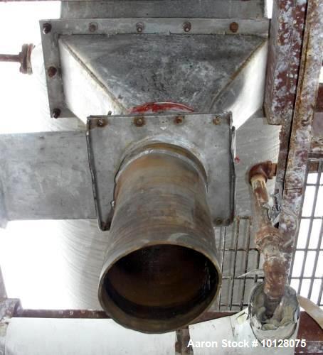 Used Twin Screw Stainless Steel Hollowscrew Dryer. Twin 12" diameter x 128" long scre