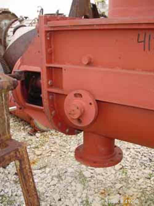USED: Bethlehem continuous porcupine processor model 1P-1816-JTC.  18"W x 16" L carbon steel cored and jacketed single screw.  304 stainlesssteel jacketed trough 20" W x 16' L x approx 24" deep.  3 s...