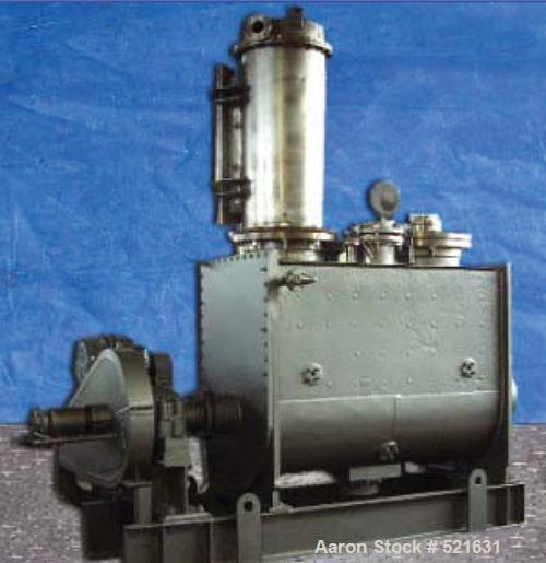 USED: Bethlehem porcupine dryer, model 4878. Shell rated for 15 psifull vacuum, working pressure of agitator 125 psi, jacket 55 psi,working capacity 23 cu ft. All of the contact parts are 316L. Thisu...