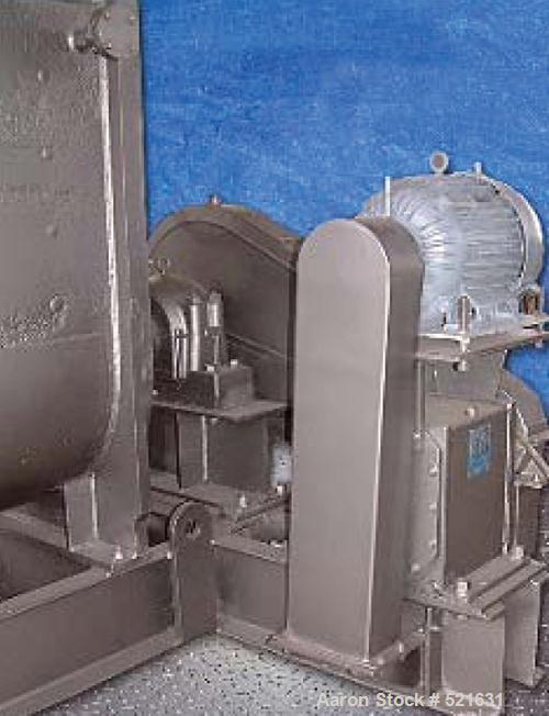 USED: Bethlehem porcupine dryer, model 4878. Shell rated for 15 psifull vacuum, working pressure of agitator 125 psi, jacket 55 psi,working capacity 23 cu ft. All of the contact parts are 316L. Thisu...