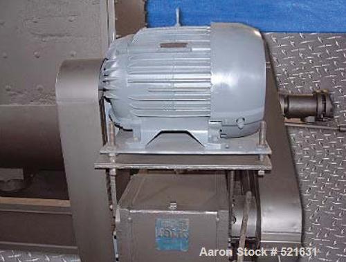USED: Bethlehem porcupine dryer, model 4878. Shell rated for 15 psifull vacuum, working pressure of agitator 125 psi, jacket 55 psi,working capacity 23 cu ft. All of the contact parts are 316L. Thisu...