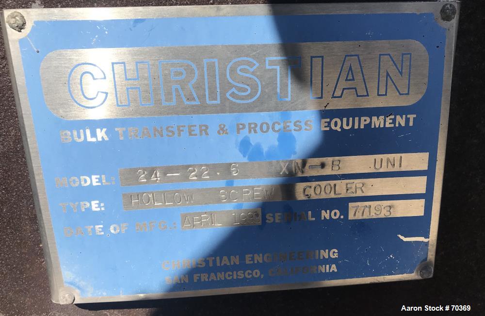 Used Christian Brothers Therm-L-Veyor Cooler, Model 24-22.6XN-B-UNI