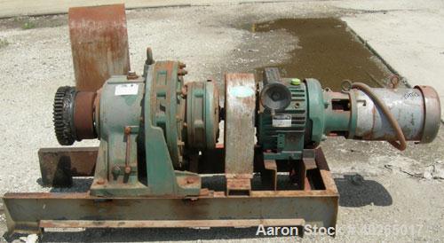 Used Denver Holo-Flite Processor cooler/dryer, model D2414GED, carbon steel/316 stainless steel. Jacketed trough 166" long x 44" wide x approximately 28" deep.  Rated approximately 432 square feet he...