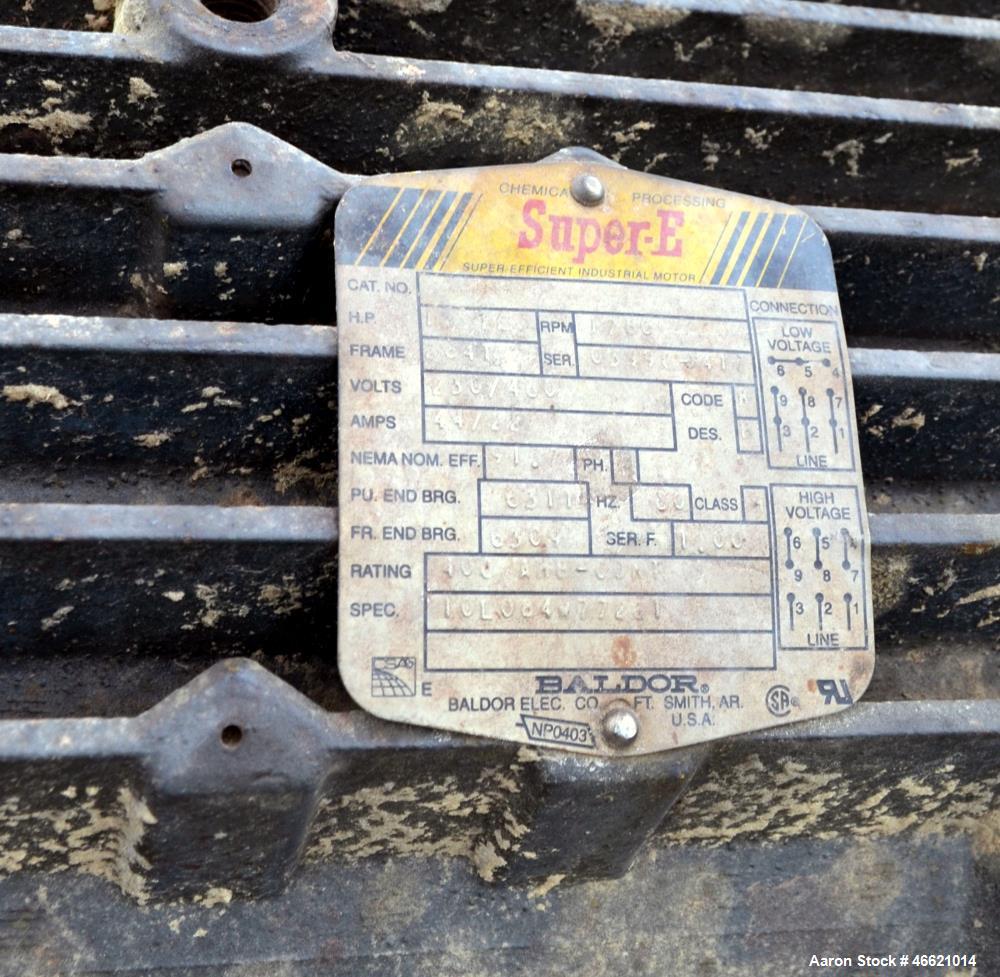 Used Denver Equipment Twin Screw Holo-Flite Processor