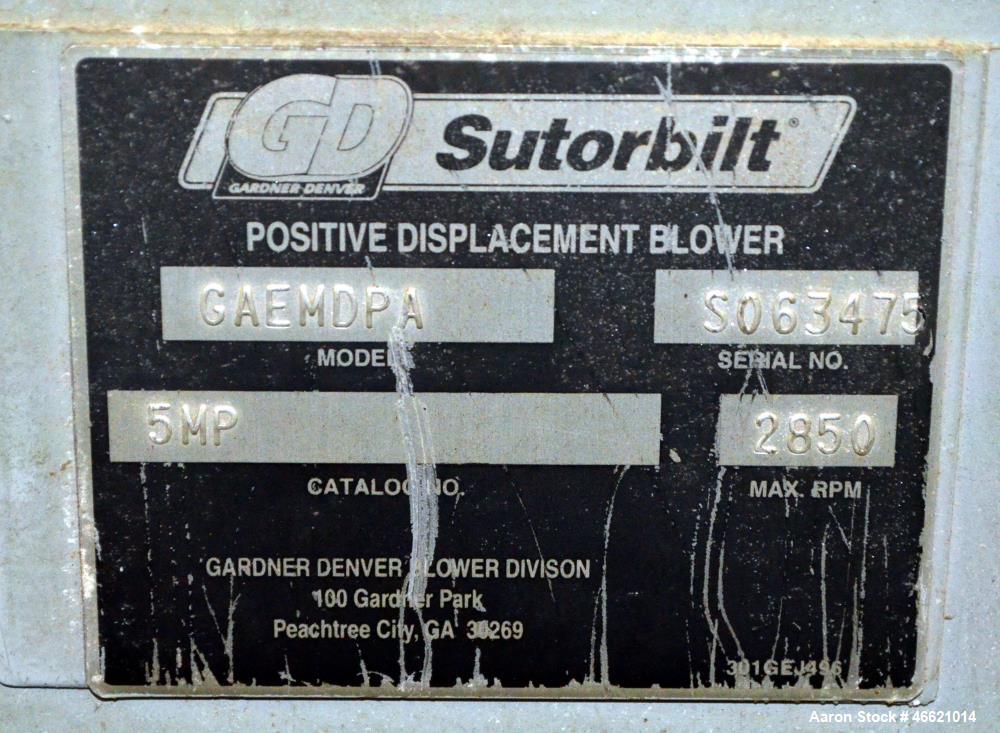 Used Denver Equipment Twin Screw Holo-Flite Processor