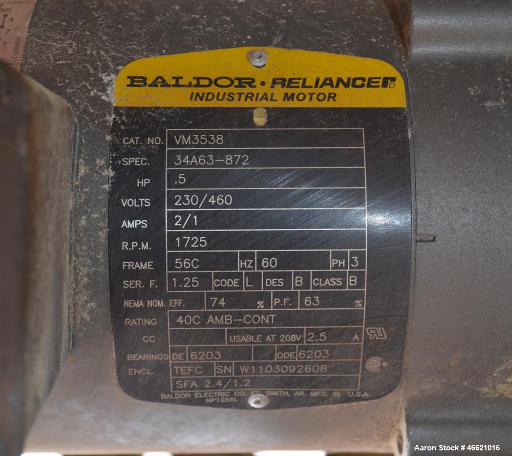 Used Denver Equipment Twin Screw Holo-Flite Processor