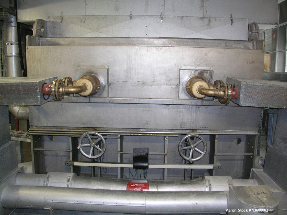 Used- Gouda Nara 14W-190 Continuous Double Paddle Dryer/Hollowflight Screw Processor.  316L Stainless steel.  Heating surfac...