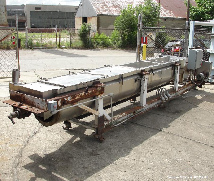 Used Stainless Steel Groen Continuous Jacketed Screw Blender/Cooker/Dryer