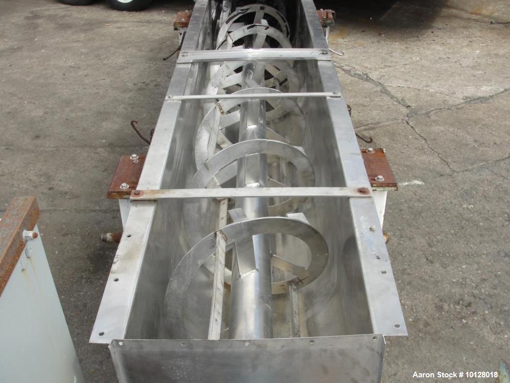 Used Stainless Steel Groen Continuous Jacketed Screw Blender/Cooker/Dryer