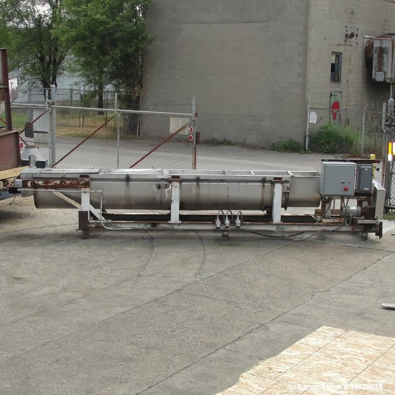 Used Stainless Steel Groen Continuous Jacketed Screw Blender/Cooker/Dryer