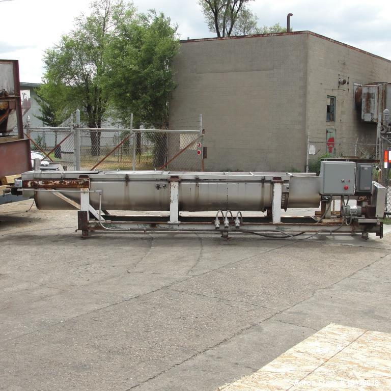 Used Stainless Steel Groen Continuous Jacketed Screw Blender/Cooker/Dryer