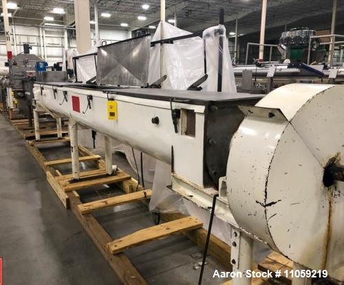 Used Holoflight/Thermal Dryer/Cooker with Heated trough and shaft. 16" x 18' Lg