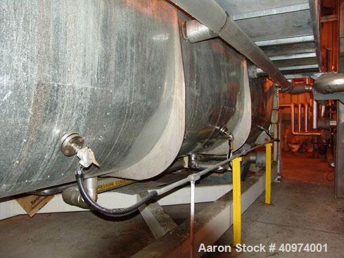 Used Komline Sanderson NARA Dryer, Model 12W-1300. Working volume 392 cubic feet. Material of construction 304 stainless steel on all contact surfaces. Rated for 345 lb steam. Design temp 434 deg F. ...