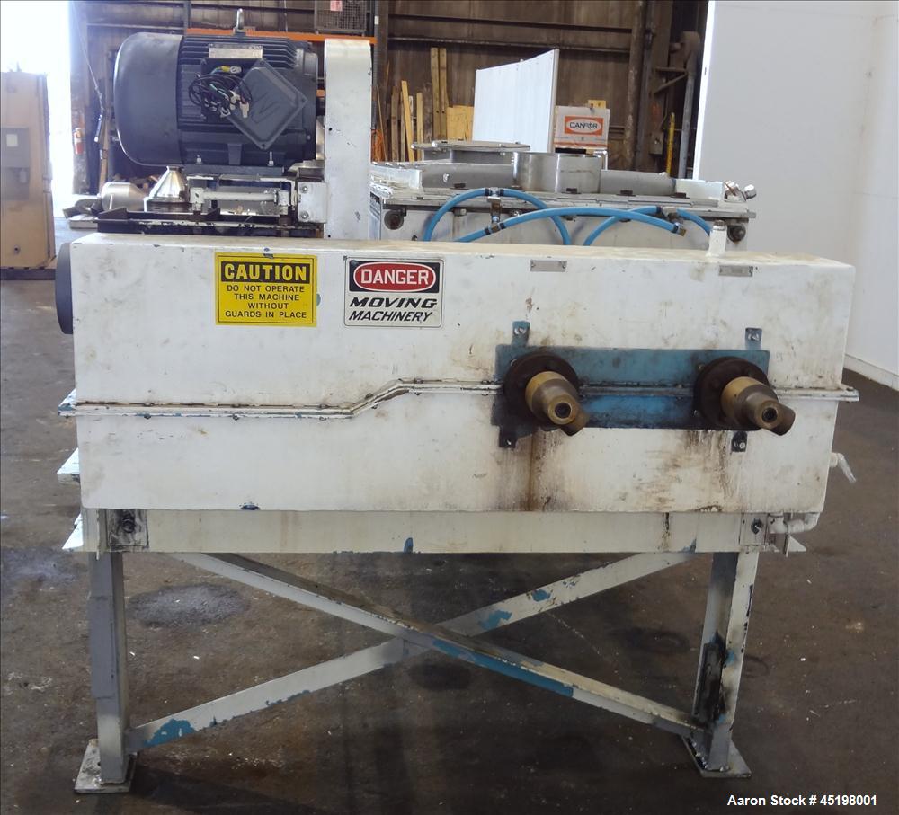 Used Stainless steel Komline-Sanderson Paddle Dryer/Processor, Model 3W-W