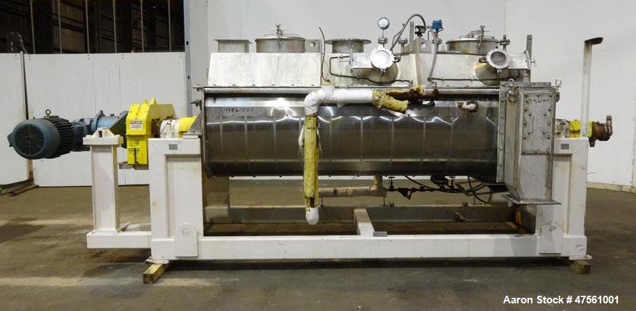 Used Komline-Sanderson Nara Paddle Dryer-Processor, Model 6W-250.