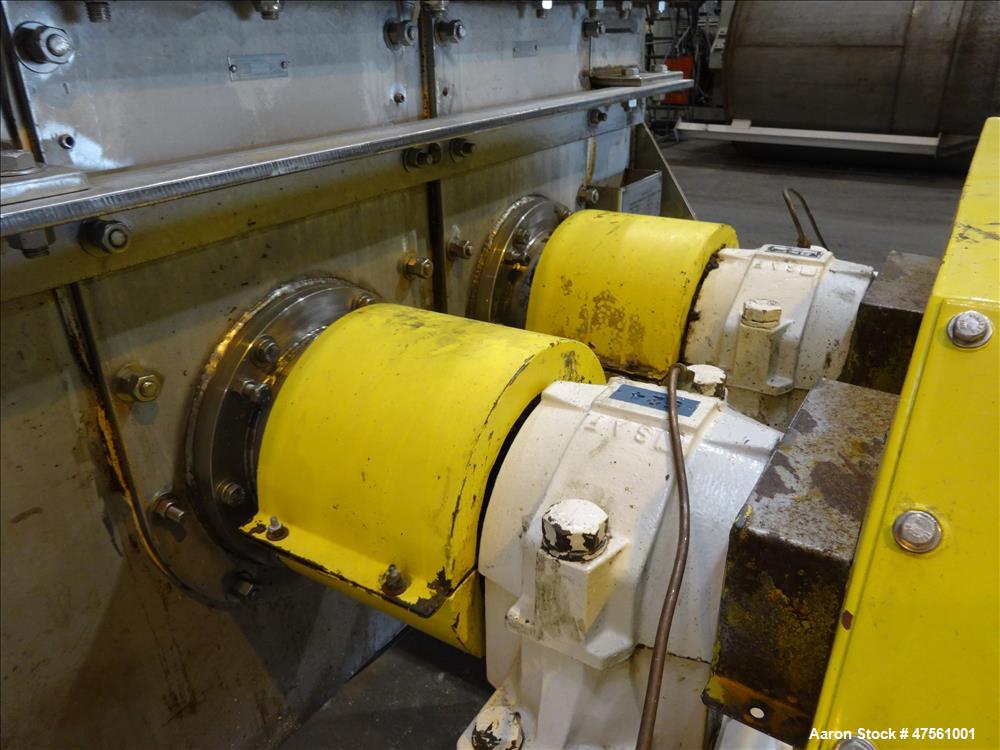 Used Komline-Sanderson Nara Paddle Dryer-Processor, Model 6W-250.
