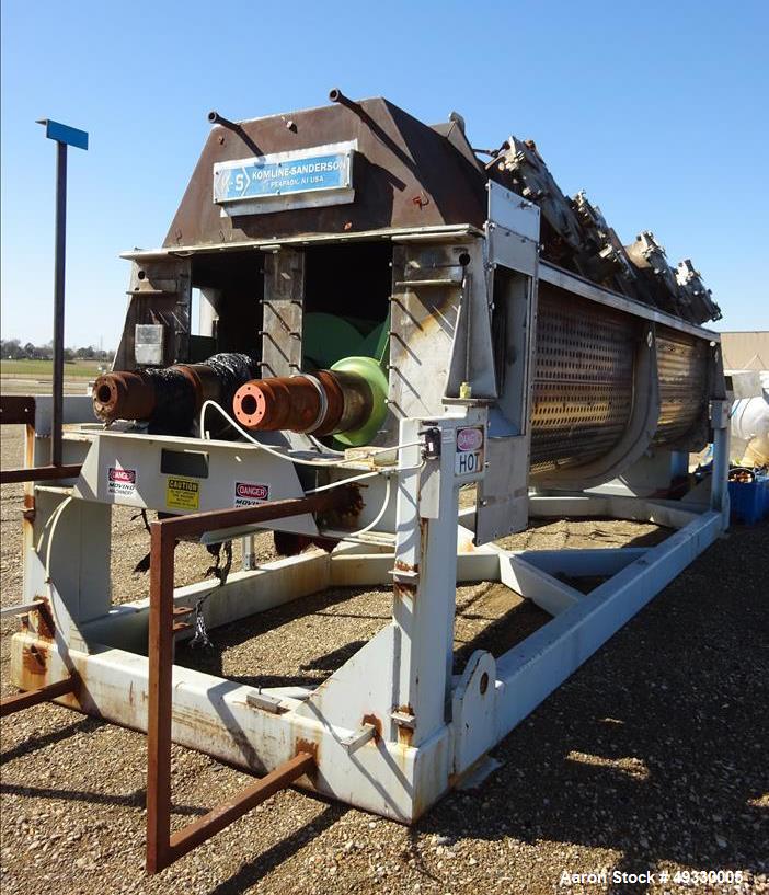 Used Komline Sanderson NARA Paddle Dryer/Processor, Model NPD-9W-800.