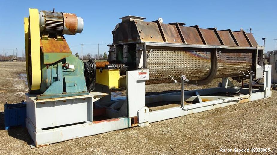 Used- Komline Sanderson NARA Paddle Dryer/Processor, Model NPD-9W-800.