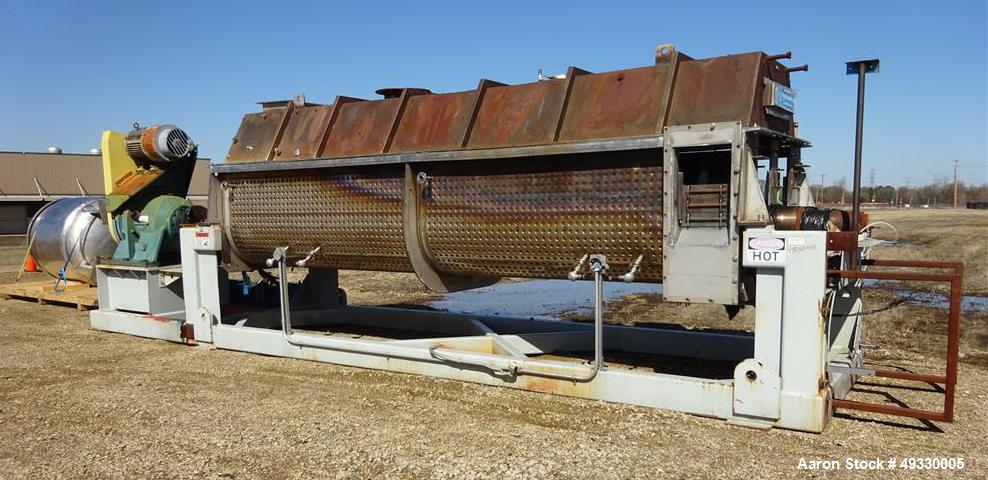 Used Komline Sanderson NARA Paddle Dryer/Processor, Model NPD-9W-800.