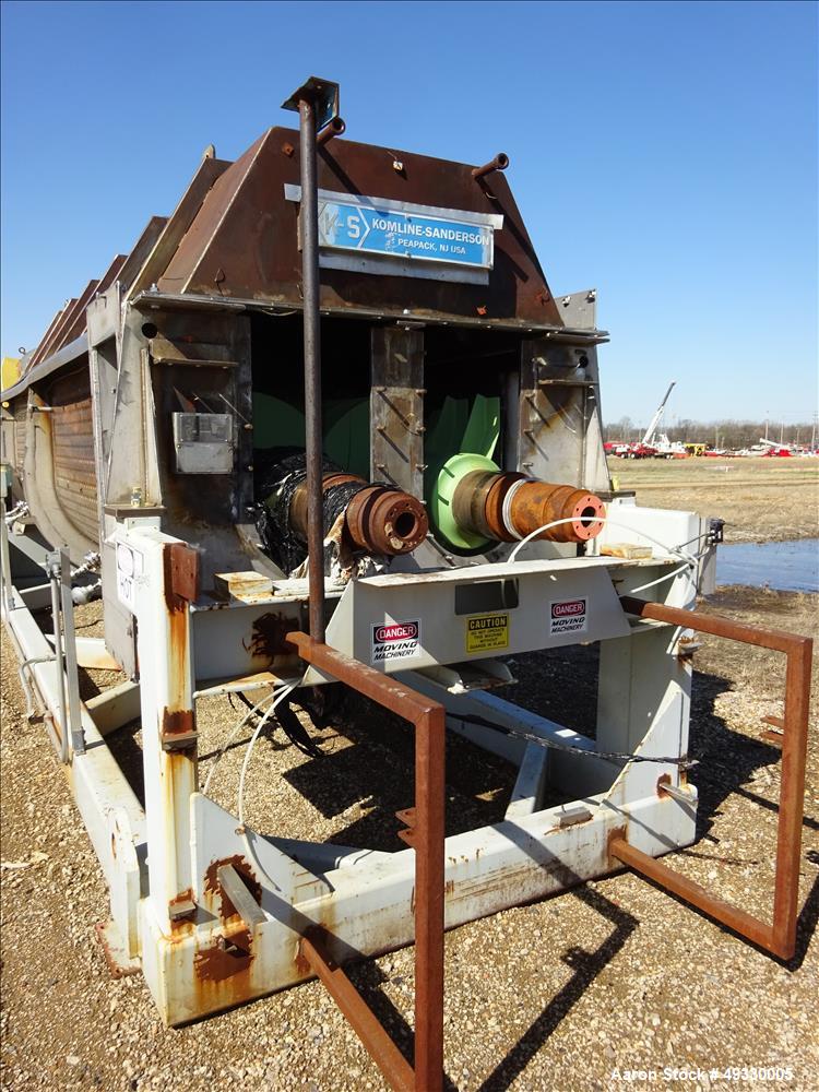 Used Komline Sanderson NARA Paddle Dryer/Processor, Model NPD-9W-800.