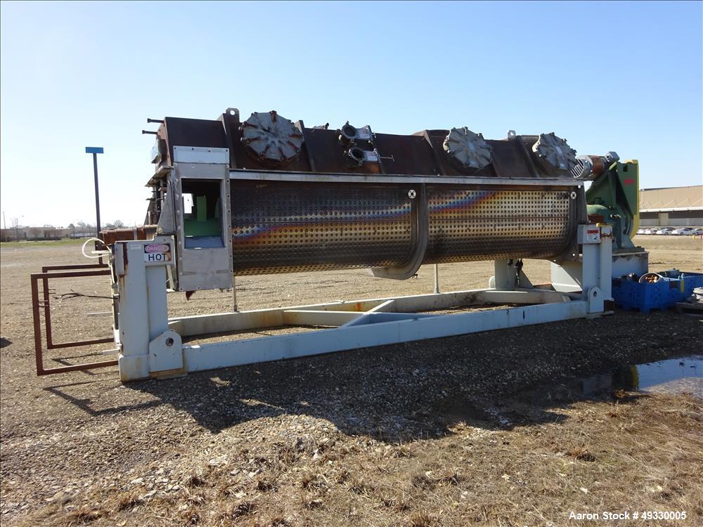 Used Komline Sanderson NARA Paddle Dryer/Processor, Model NPD-9W-800.
