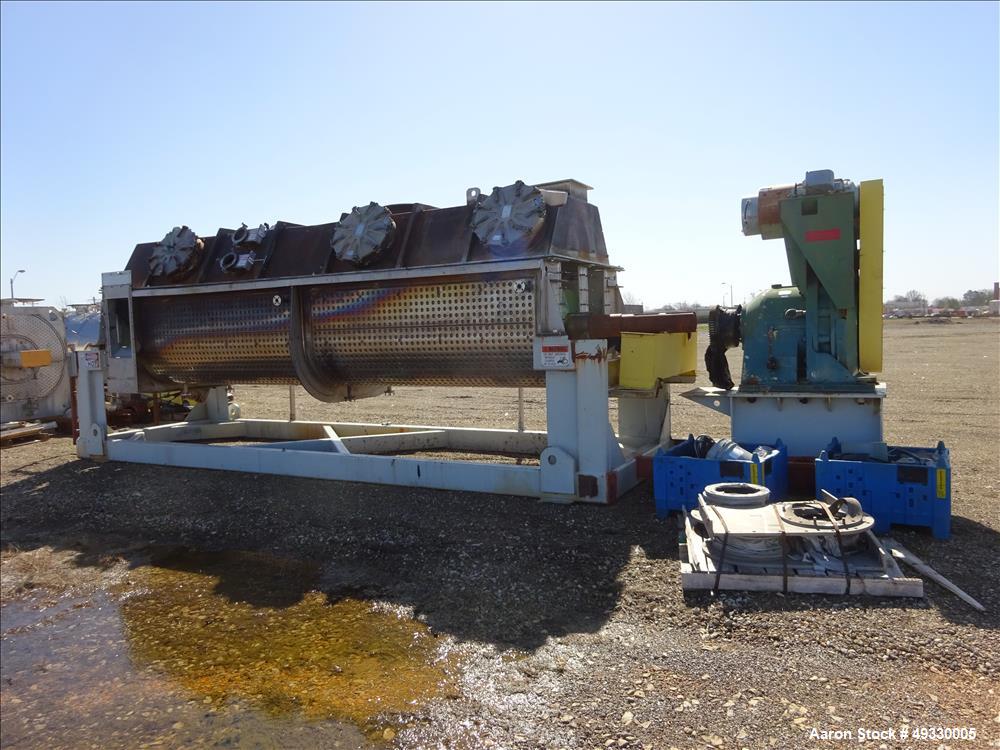 Used Komline Sanderson NARA Paddle Dryer/Processor, Model NPD-9W-800.