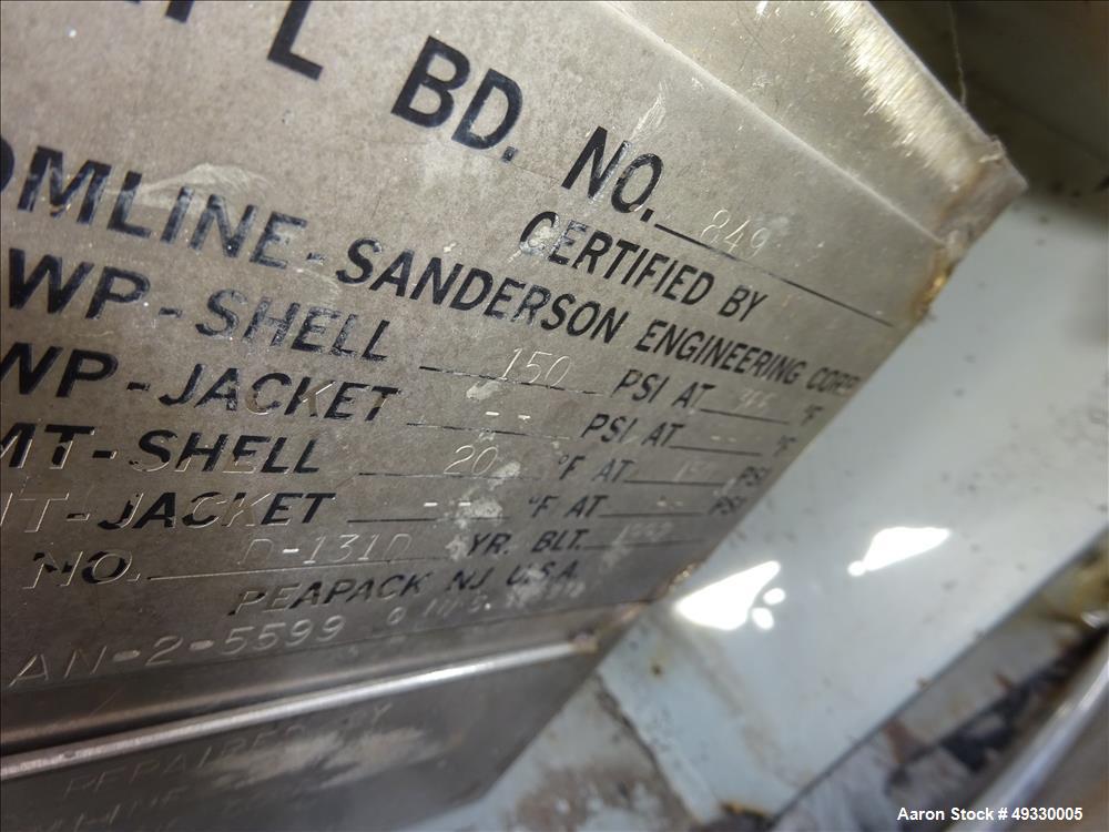 Used Komline Sanderson NARA Paddle Dryer/Processor, Model NPD-9W-800.
