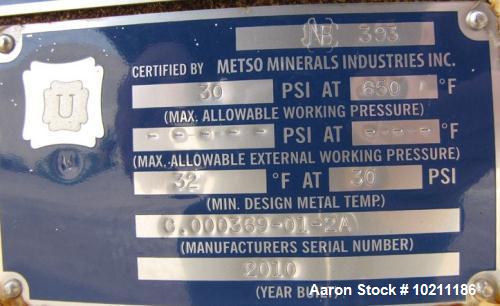 Unused- Metso Minerals Holo-Flite Processor, Model S2420-6 DED, Carbon Steel, Horizontal. 24" diameter x 240" long x 6" pitc...