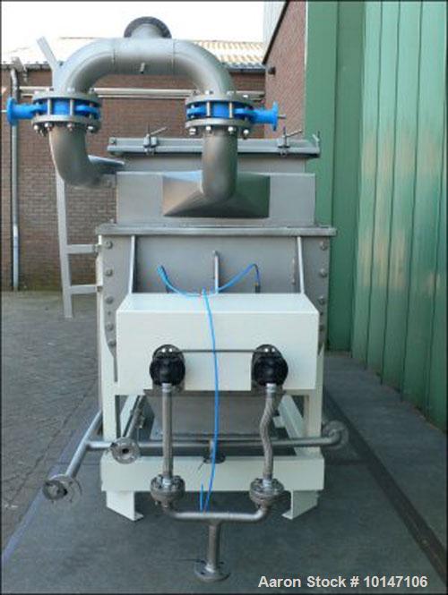 Used Reconditioned Nara 4W-037 Continuous Paddle Dryer.  316L Stainless steel.  Capacity 24 cubic feet (680 litres), trough sizes 31" x  126" (800 x 3200 mm), manhole 29" x  21" (745 x 545 mm).  (2) ...