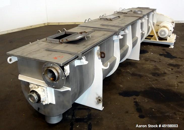 Used Stainless Steel Rietz Thermascrew Processor, Model TL-24-K2215C