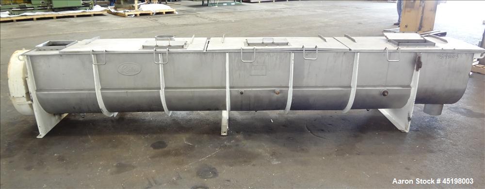 Used Stainless Steel Rietz Thermascrew Processor, Model TL-24-K2215C