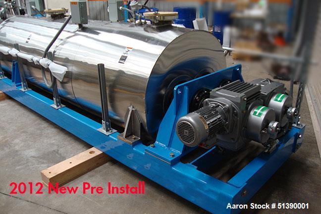 Used Therma-Flite, Model ESD 14D-16-3 Electrically Heated, Twin Screw Conveyor