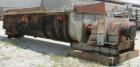 Used Denver Holo-Flite Processor cooler/dryer, model D2414GED, carbon steel/316 stainless steel. Jacketed trough 166
