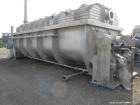 Used-Gouda Nara 14W-190 Continuous Double Paddle Dryer/Hollowflight Screw Processor.  316L Stainless steel.  Heating surface...