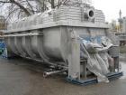 Used-Gouda Nara 14W-190 Continuous Double Paddle Dryer/Hollowflight Screw Processor. 316L Stainless steel. Heating surface o...