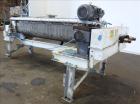 Used Stainless steel Komline-Sanderson Paddle Dryer/Processor, Model 3W-W