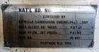 Used Stainless steel Komline-Sanderson Paddle Dryer/Processor, Model 3W-W