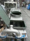 Used-Reconditioned Nara 4W-037 Continuous Paddle Dryer.  316L Stainless steel.  Capacity 24 cubic feet (680 litres), trough ...