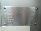 Used Reconditioned Nara 4W-037 Continuous Paddle Dryer.  316L Stainless steel.  Capacity 24 cubic feet (680 litres), trough sizes 31