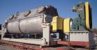 Used Komline Sanderson NARA Paddle Dryer/Processor, Model NPD-9W-800. 316L stainless steel jacketed trough approximately 228
