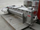 Used Rietz/Bepex Thermascrew Processor, model TL-16-K3208, 304 stainless steel. (1) 16
