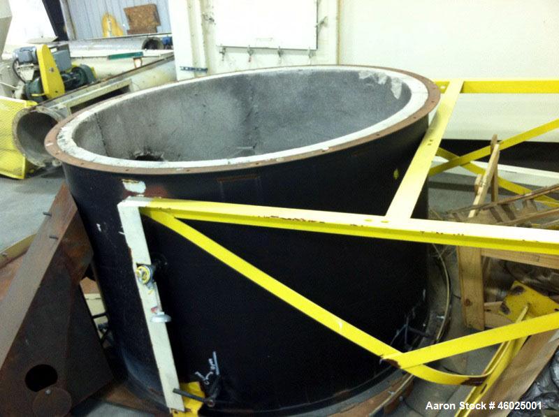 Used DUPPS Quad / 4 Pass Dryer, Carbon steel, 12’ diameter x 52’ long. Rated 50MM BTU biomass burner. Natural gas fired.